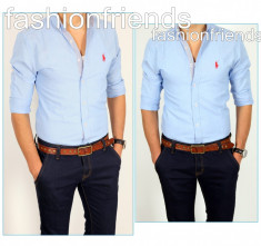 Camasa POLO RALPH LAUREN albasra - camasa barbati - camasa slim fit - camasa fashion - camasa casual - CALITATE GARANTATA - cod produs: 3197 foto