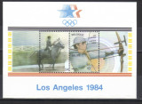 BELGIA 1984, J.O. Los Angeles, serie completa neuzata, MNH, Nestampilat