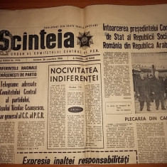 ziarul scanteia 26 noiembrie 1966 -intoarcerea presedintelui consiliului de stat