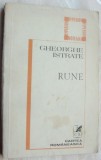 Cumpara ieftin GHEORGHE ISTRATE - RUNE (VERSURI, 1980) [ANTOLOGIE SERIA HYPERION - postfatator CORNEL MIHAI IONESCU]