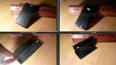 HUSA Nokia Lumia 930 flip carte neagra s view cu stand birou ** LIVRARE GRATUITA !! foto