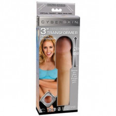 PRELUNGITOR PENIS CYBERSKIN 3&amp;quot;(7,5 cm) natural foto