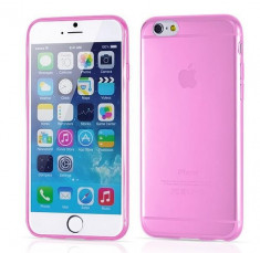 Husa silicon roz subtire Iphone 6 4,7&amp;quot; + folie protectie ecran foto