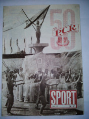 Revista SPORT Nr. 9 / 1971 Articol : Numar aniversar : 50 de ani ai PCR / BOX foto