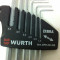 Imbusuri Marca WURTH ,, ZEBRA &#039;&#039; 1,5 la 5 mm