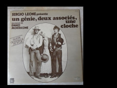 Muzica de Ennio Morricone-Sergio Leone, Un genie, deux associes, une cloche, GT 36510, France, 1975 foto