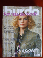 REVISTA MODA CU TIPARE , BURDA , NR. 8 / 2006 foto