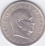 Moneda Danemarca 5 Kroner 1968 - KM#853.1 XF+/ aUNC, Europa