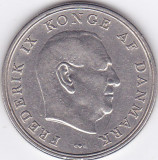 Moneda Danemarca 5 Kroner 1960 - KM#853.1 XF, Europa
