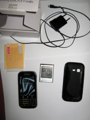 vand/schim Samsung Chat B5330 - stare buna, 2 baterii, husa silicon foto