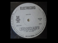 Mia Braia, Romante, disc vinil/vinyl LP Electrecord, EPE 0540 foto