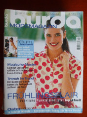 REVISTA MODA CU TIPARE , BURDA , NR. 4 / 2004 foto