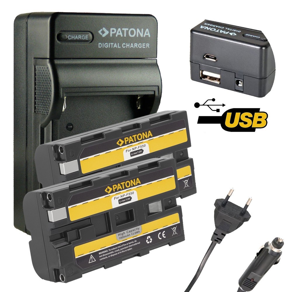 PowerVolt - USB Caera Battery Charger For Sony CCD-TR825, CCD-TR840, CCD-TR845, CCD-TR910, CCD