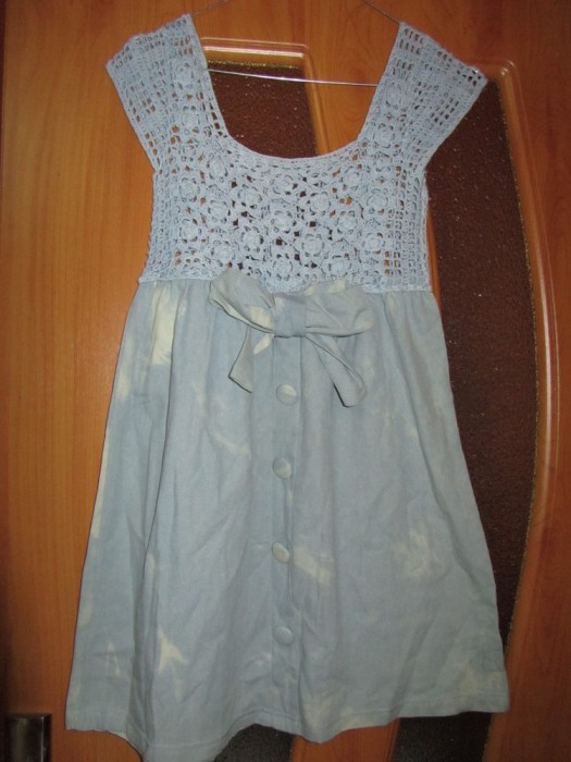 Bluza/ rochita gen blug crosetata