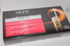 Vichy Dercos Aminexil PRO barbati cutie de 30 fiole pentru par, originala foto