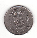 Belgia 1 franc 1970 (text olandez) - KM#143.1, Europa