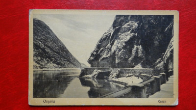 Vedere/Carte postala - Orsova - Cazan - circulat - Supratipar 1930 foto