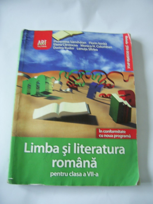 LIMBA SI LITERATURA ROMANA PENTRU CLASA A VII A SAMIHAIAN , IONITA COLUMBAN