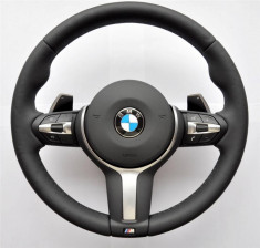 Volan Bmw M Seria 5 F10,Nou,Padele,Comenzi Volan,Piele Model 2014 foto