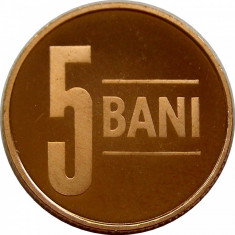 5 BANI 2009 UNC PROOF EMISIUNE SPECIALA 1.000 EXEMPLARE foto