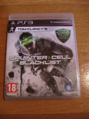 JOC PS3 TOM CLANCY&amp;#039;s SPLINTER CELL BLACKLIST ORIGINAL / STOC REAL in Bucuresti / by DARK WADDER foto