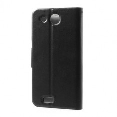 Husa tip carte cu stand neagra (MLC) pentru telefon Alcatel One Touch 6030X Idol Ultra foto