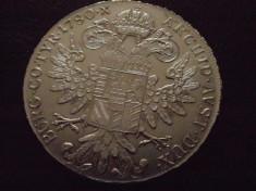 1 TALER ARGINT 1780 REBATERE AUSTRIA UNC. foto