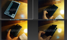 HUSA Sony Xperia flip neagra tip carte cu stand birou + Folie *** LIVRARE GRATUITA !!! foto