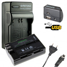 Incarcator 4in1 USB + 1 Acumulator PREMIUM EN-EL3E 2000mAh Nikon D90 D200 D300 foto