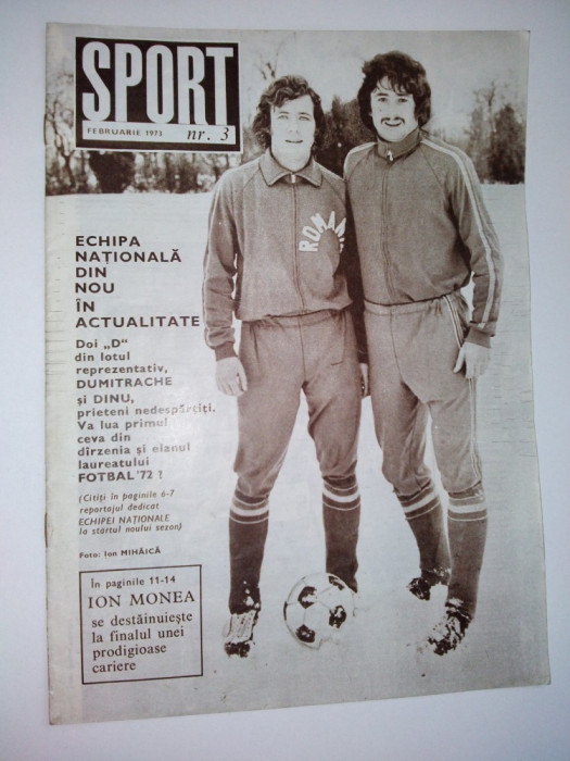 Revista SPORT Nr. 3 / 1973 Articol : pugilism, box - Ion Monea, BOX