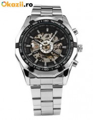 CEAS FULL AUTOMATIC WINNER TM340 TACHYMETER SILVER SKELETON-MODEL 2016-REDUCERE foto