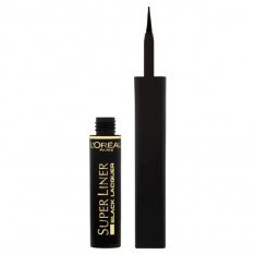 Tus de ochi Loreal Super Liner Black Lacquer nuanta Extra Black -autentic- foto