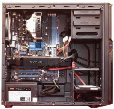 PC sistem Gaming Quad,ASUS,500GB,4GB,HD 7850 2GB 256 biti-Nou,GARANTIE foto