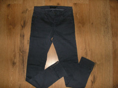 SUPER PRET!Blugi MASSIMO DUTTI ORIGINALI super skinny bumbac elastic XS/34 foto