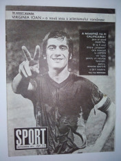 Revista SPORT Nr. 18 / 1973 Articole:Album fotbalistic : CSM Resita , reclama Mobra 50 foto