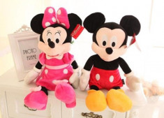 Set Minnie si Mickey Mouse muzicali 50 cm foto
