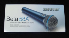 Microfon profesional Shure Beta 58 A.Made in Mexic foto