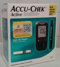 Glucometru Accu-Chek Active + cutie cu 10 teste inclusa foto