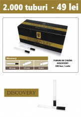 Discovery Gold 200 - Tuburi de tigari cu filtru negru pentru tutun foto