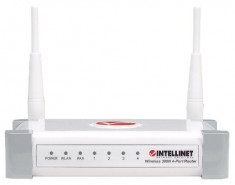 Router Wireless 300N 4 Porturi Intellinet 524490 foto