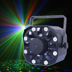 NOU 2015! MEGA SCANNER LUMINI DISCO 3in1,LUMINI CU LED CREE,LASER DE PUTERE SI STROBOSCOP ,TOATE 3 INTR O SINGURA LUMINA. foto