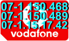 CARTELE - NUMERE - AUR_VIP_PLATINA_GOLD_SPECIALE_CARTELA_MICRO-SIM_VODAFONE_1 NUMAR_FAVORIT___ 07-1.150.468__07-1.150.489__07-1.15.17.42 __10__LEI__NR foto