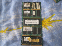 Memorii SDRAM laptop 128 MB 256 MB PC133 Mhz diferite foto