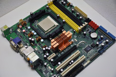 KIT PLACA DE BAZA SOCKET AM2 ASUS 4 SLOTURI DISPONIBILE DDR2 6 X SATA 2 X SLOTURI PCI 1 X PCI EXPRESS + PROCESOR AMD 3000MHZ ATHLON 64 X2 6000+ foto