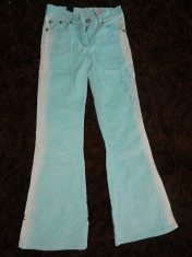 Pantaloni, jeansi, raiati, 140 cm, 10-12 ani, marca C&amp;amp;A. COMANDA MINIMA 30 lei! foto