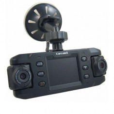 Camera auto CARCAM III X8000 Camera auto dubla cu GPS X8000 Camera video auto X8000 camera auto video x8000 camera x8000 2014 gps lentila dubla foto