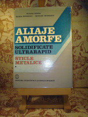 Suzana Gadea - Aliaje amorfe solidificate ultrarapid vol. I Sticle metalice foto