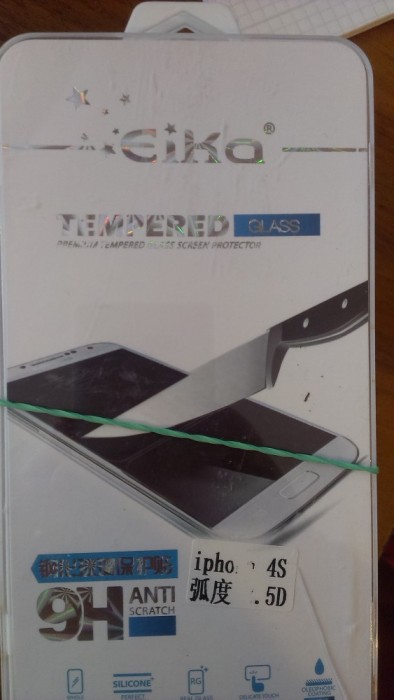 Folie sticla iPhone 4s super folie temperata si securizata