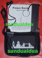 BATERIE EXTERNA POWER BANK(ACUMULATOR EXTERN)PORTABIL PENTRU TELEFON,CONSOLA,MP3 foto