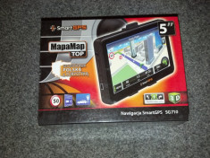 Vand GPS nou / ecran 5 inches / 128 MB RAM / procesor 500 MHZ / doua softuri de navigatie / iGO Primo / AutoMapa / navigatie camion / GPS camion foto